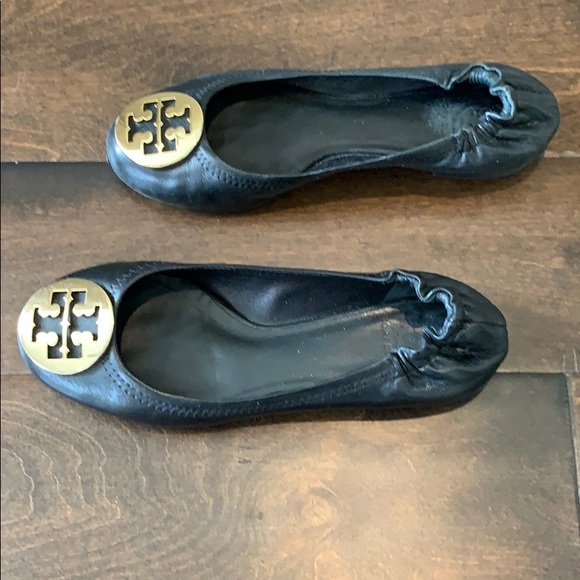 Tory Burch Reva Ballet Flats-Black - Picture 3 of 5